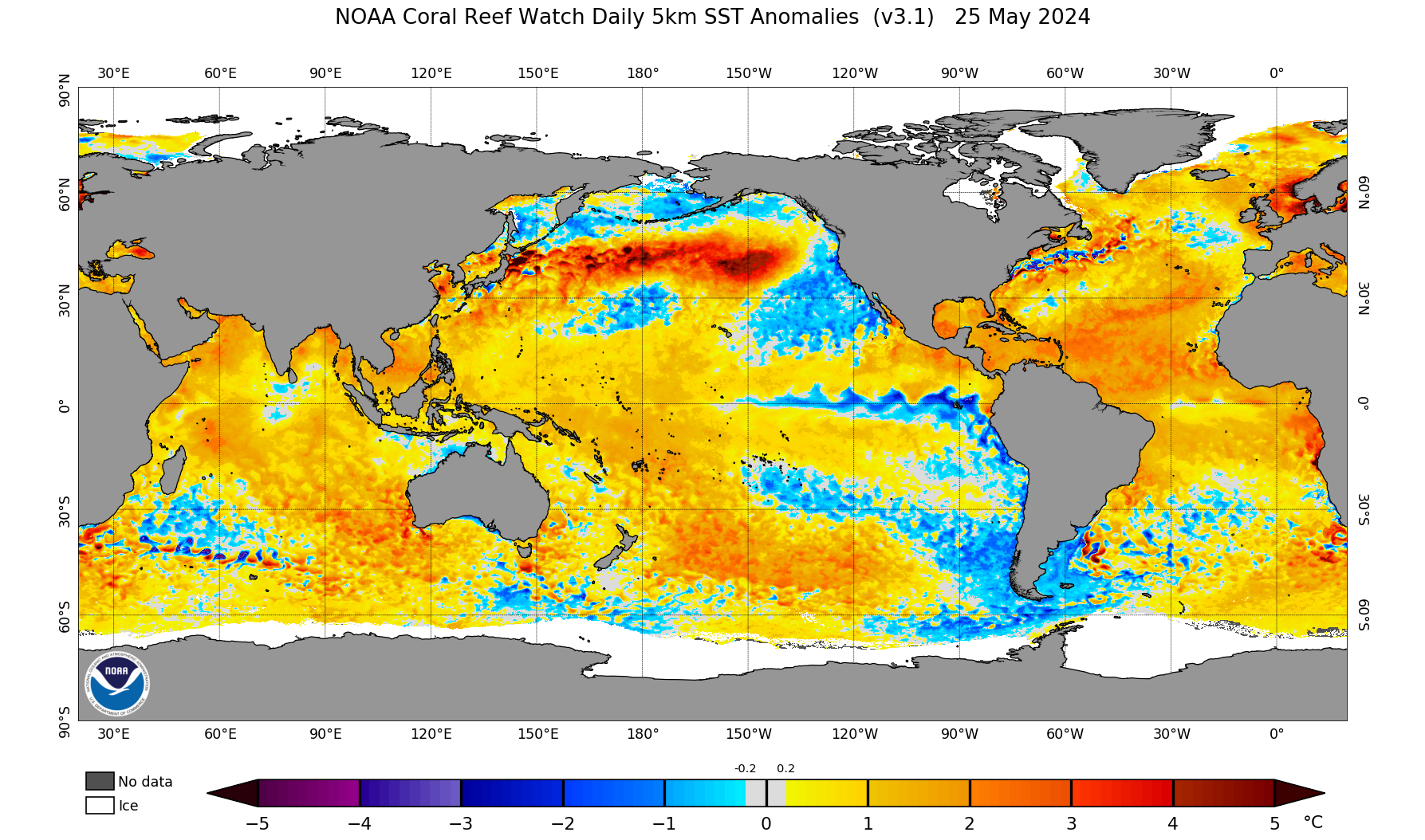 SST Anomaly Charts