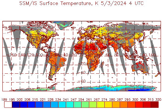 Current Surface Temperature Image